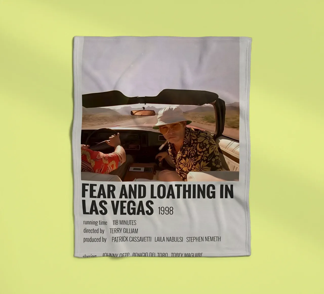 FEAR AND LOATHING IN LAS VEGAS 1998 coperta in pile da MVFminimalist