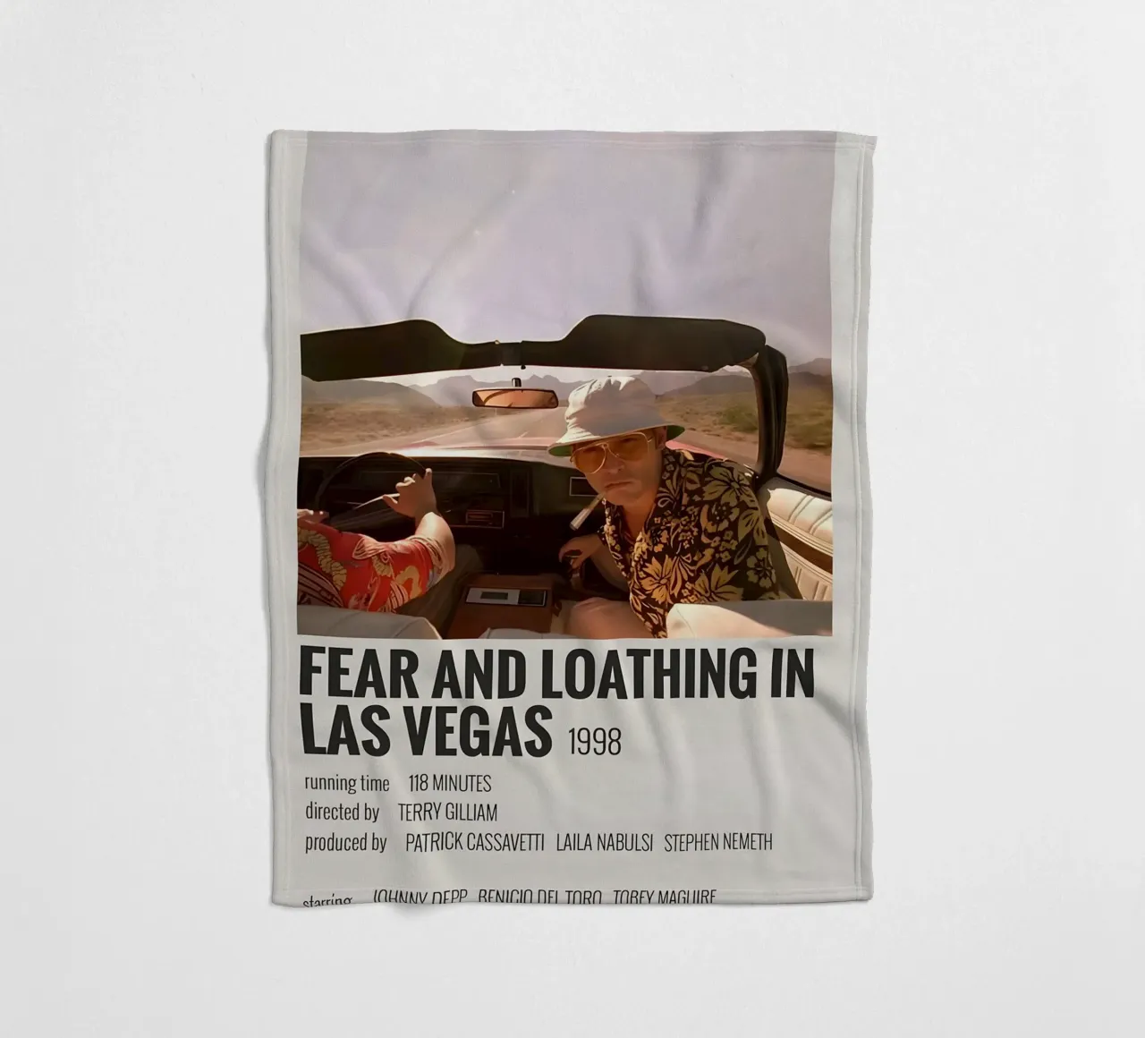 FEAR AND LOATHING IN LAS VEGAS 1998 coperta in pile da MVFminimalist
