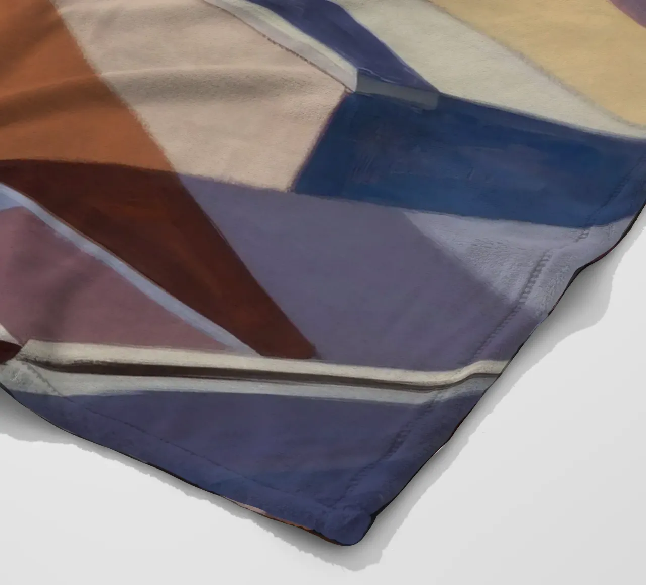 Irdener Block Metropolis Fleecedecke von Opal Strokes