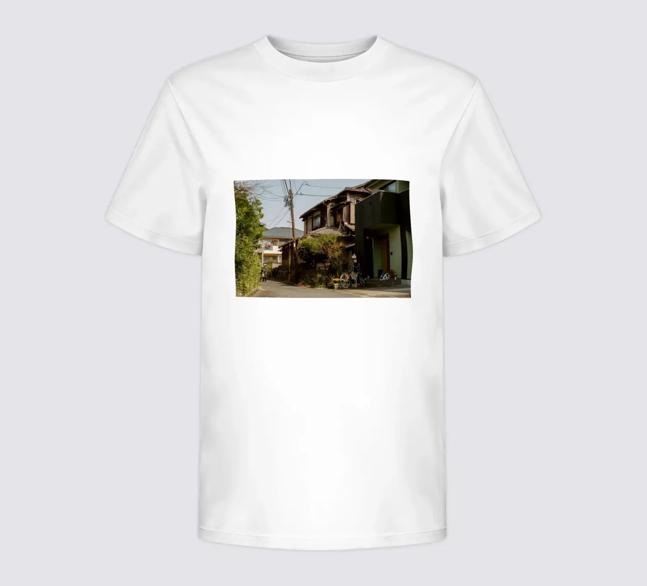 Kamakura Suburbs, Japan kids t-shirt by Marcel Bisig