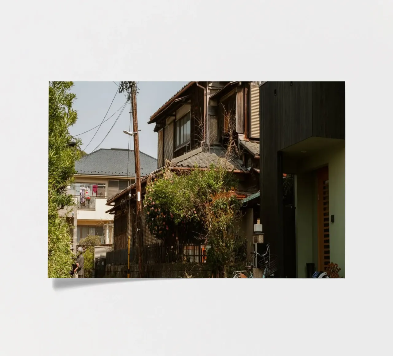 Kamakura Suburbs, Japan sticker sheet by Marcel Bisig