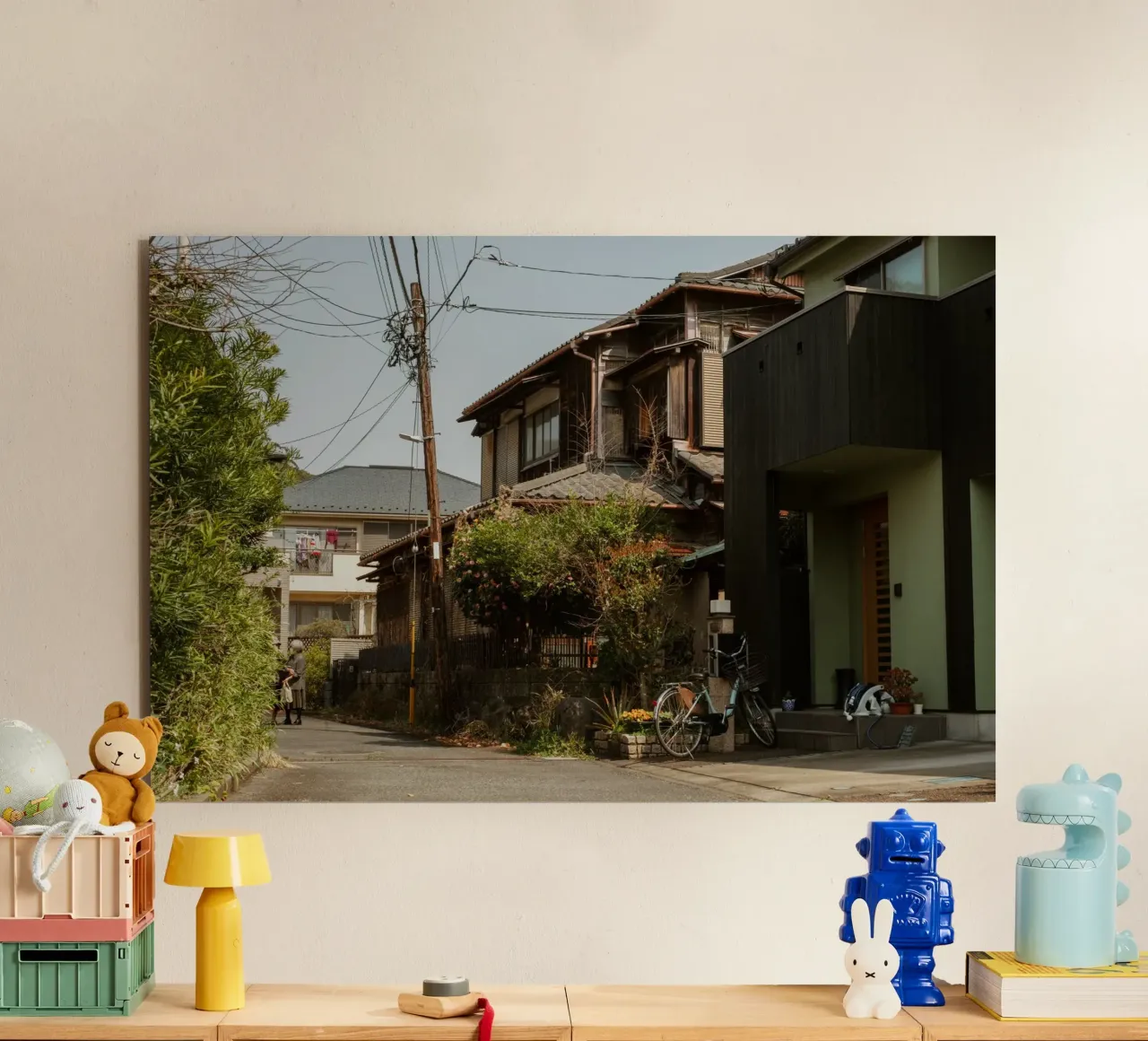 Kamakura buitenwijken, Japan forex-plaat van Marcel Bisig