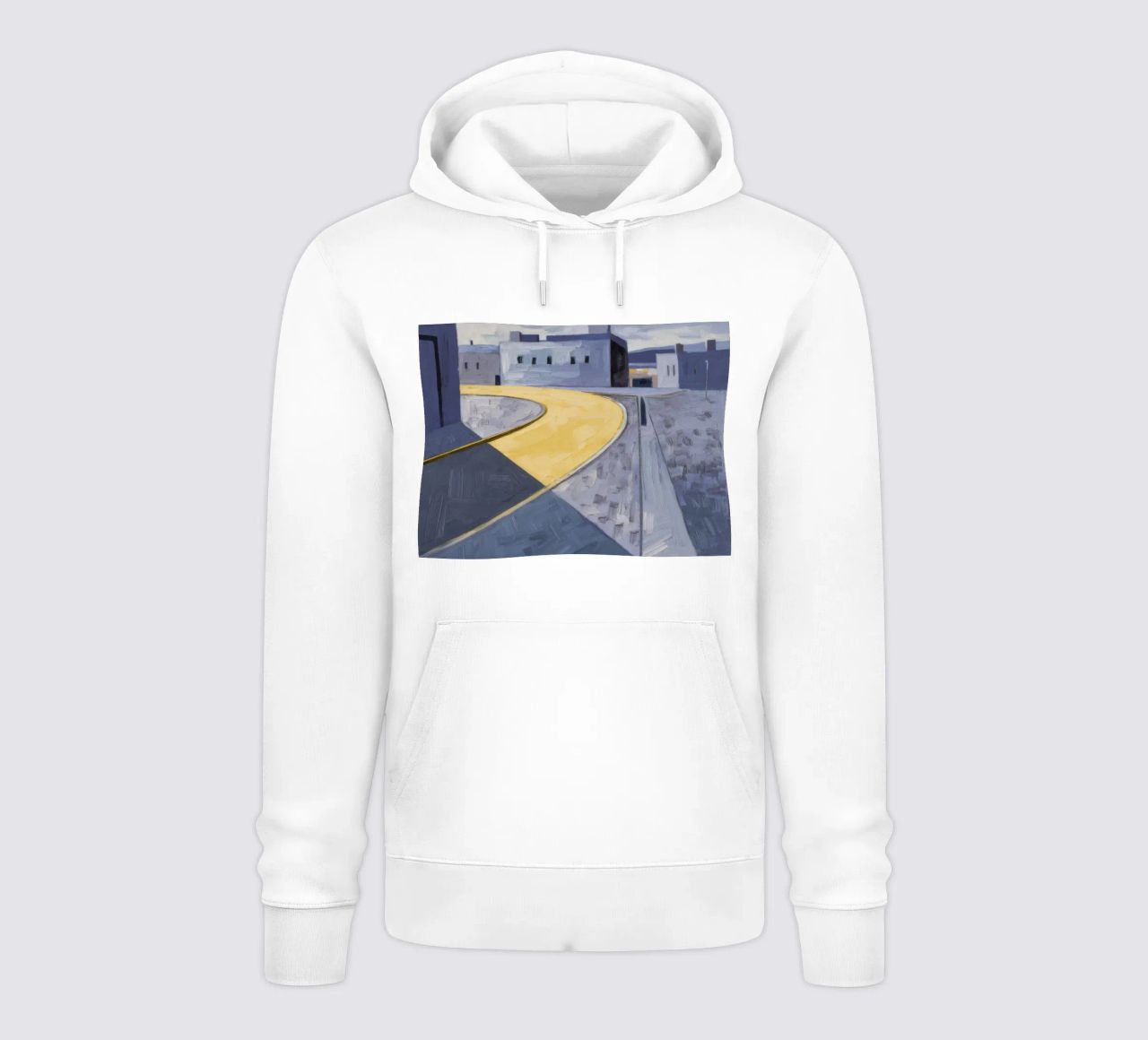 Curva dei sentieri gialli felpa con cappuccio da Opal Strokes