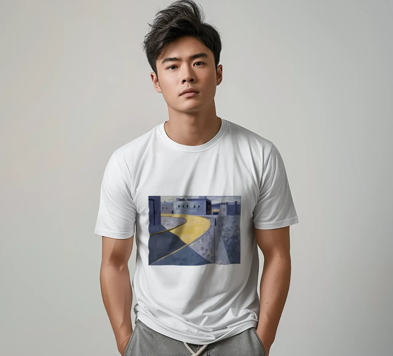 Curva Yellow Paths camiseta de Opal Strokes