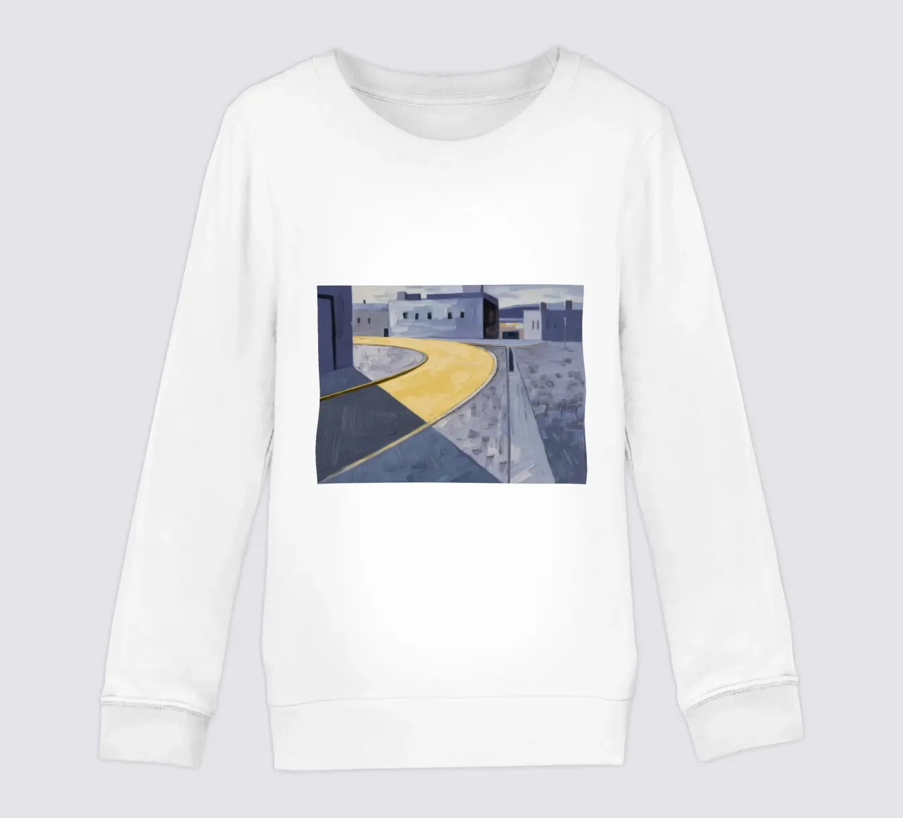 Curva dei sentieri gialli felpa bambino da Opal Strokes
