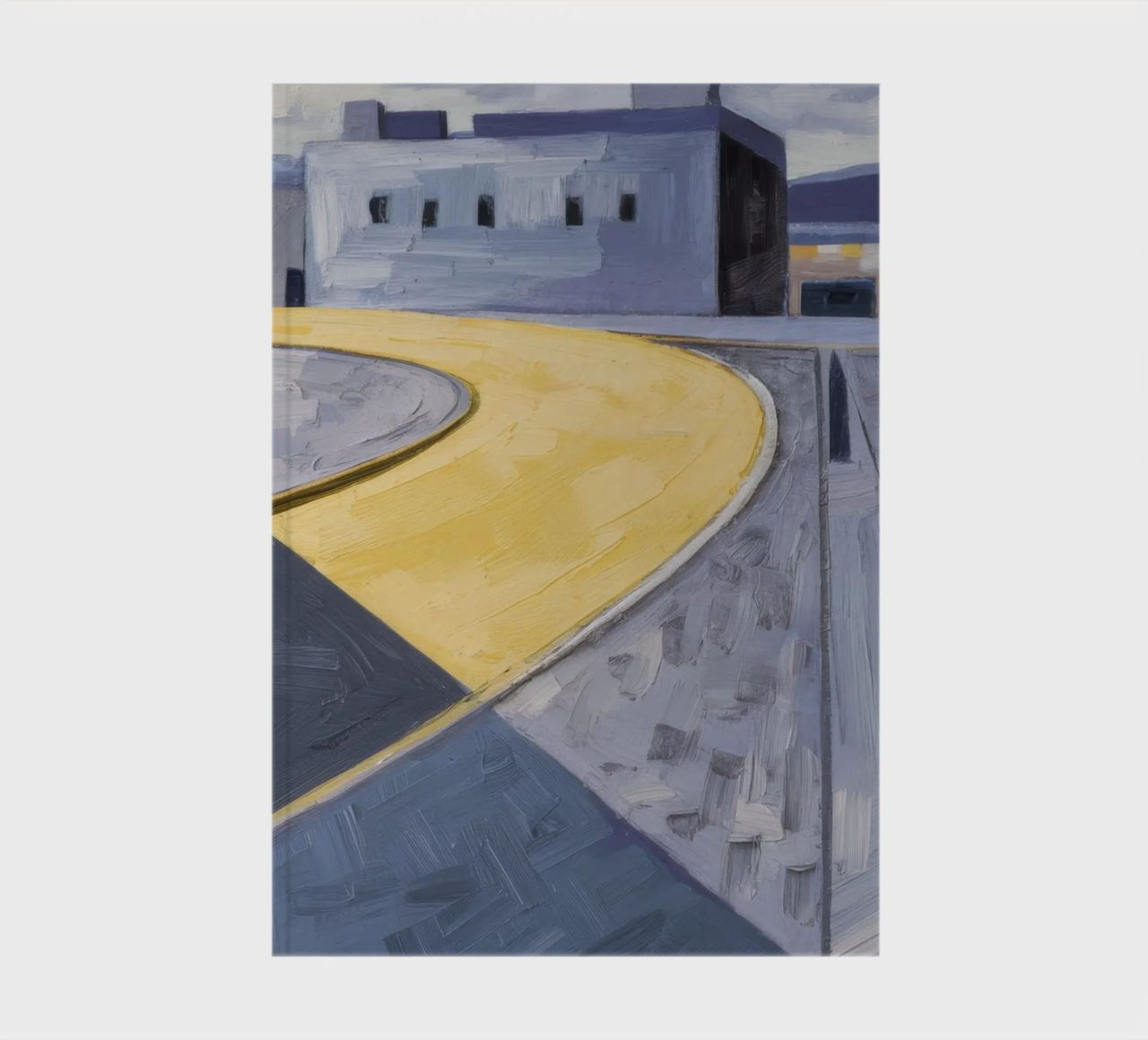 Yellow Paths Curve notebook by Opal Strokes