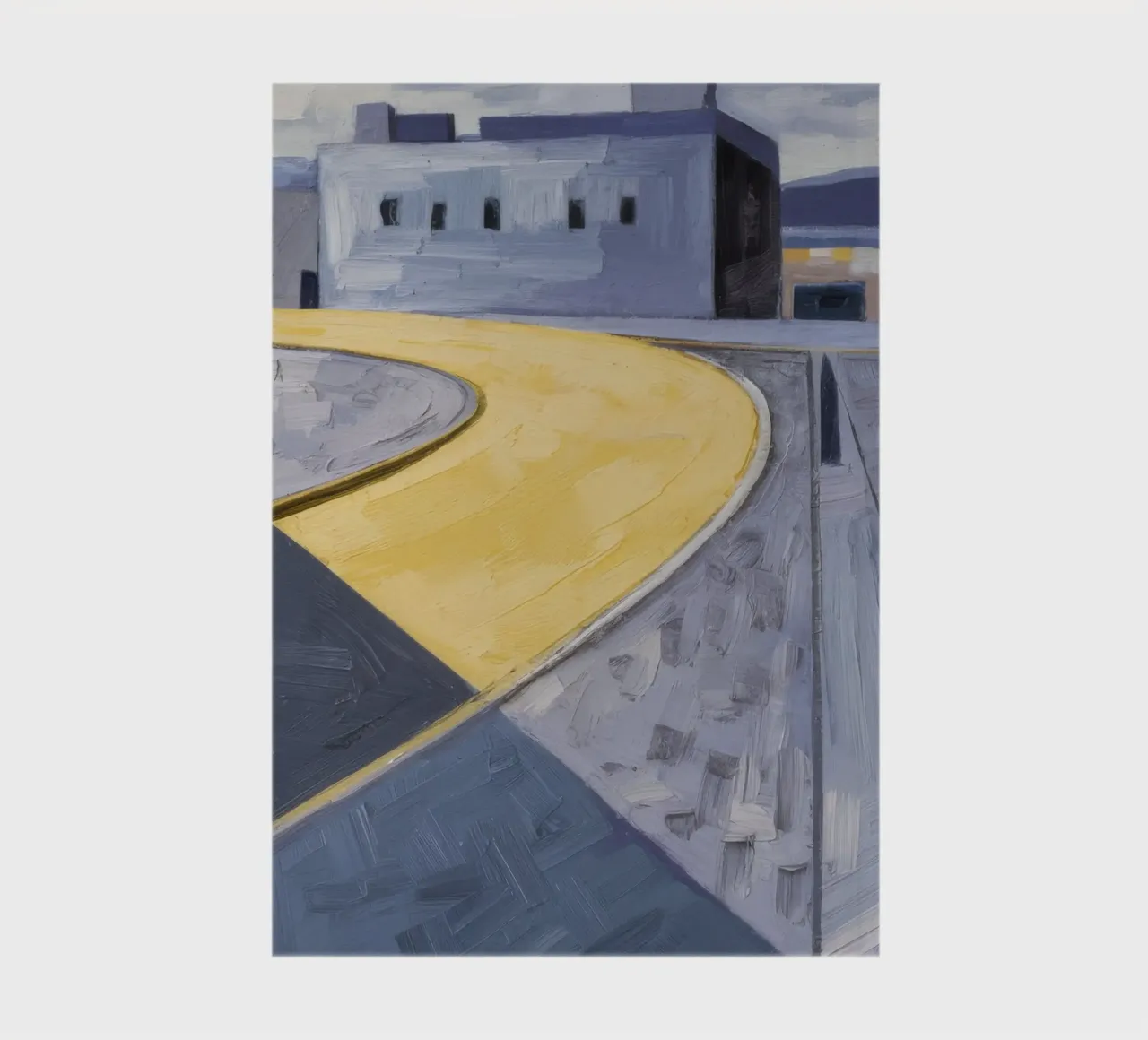 Yellow Paths Curve notebook by Opal Strokes