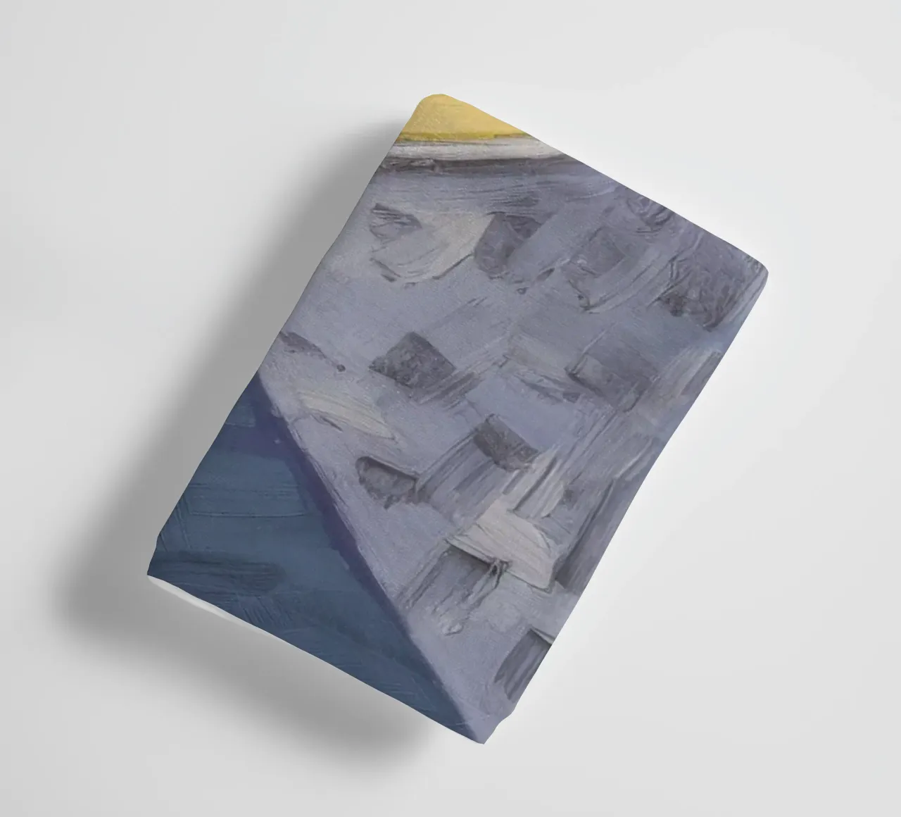 Yellow Paths Curve towel by Opal Strokes