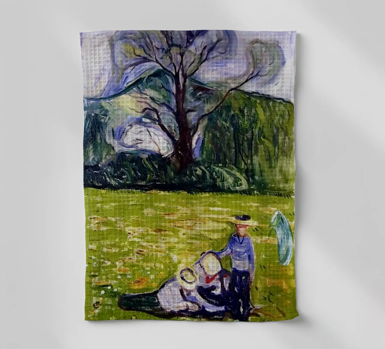 A Man In The Garden Abstract torchon de Rachel Gallery
