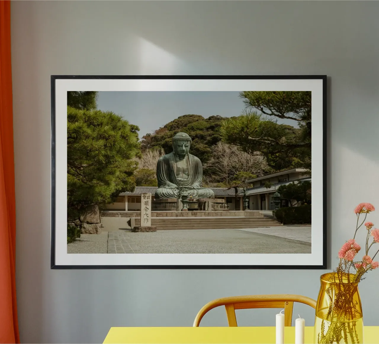 Buddha gigante a Kamakura, Giappone carta hahnemühle da Marcel Bisig