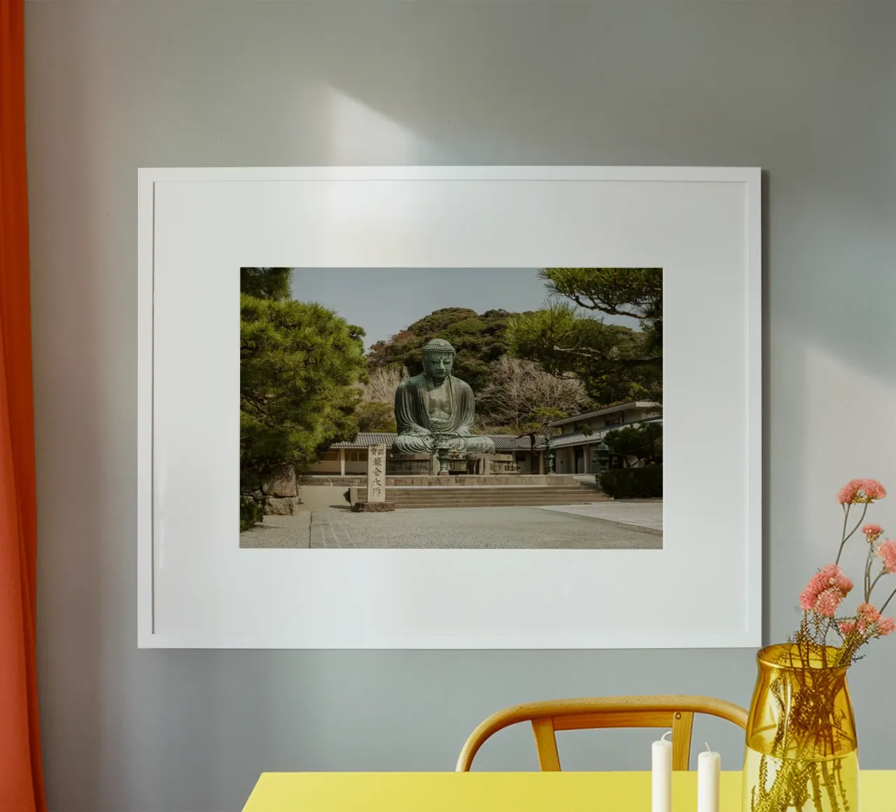 Buddha gigante a Kamakura, Giappone carta hahnemühle da Marcel Bisig