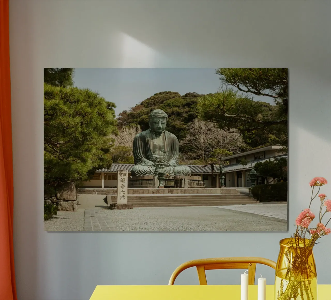 Buddha gigante a Kamakura, Giappone carta hahnemühle da Marcel Bisig