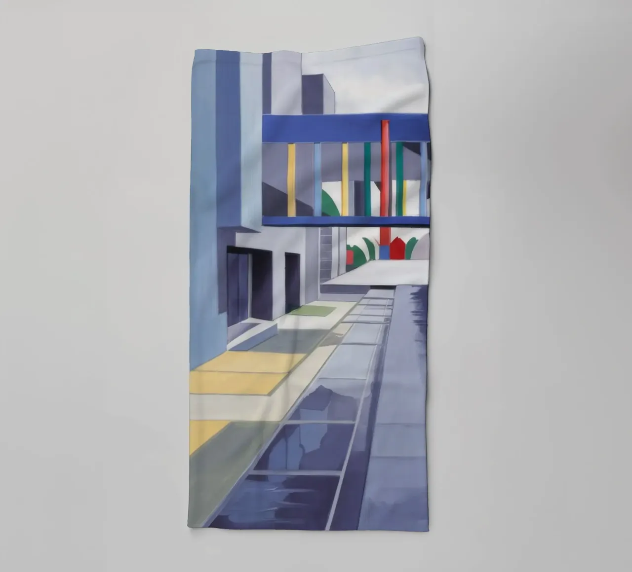 Glasfassade Horizont Handtuch von Opal Strokes