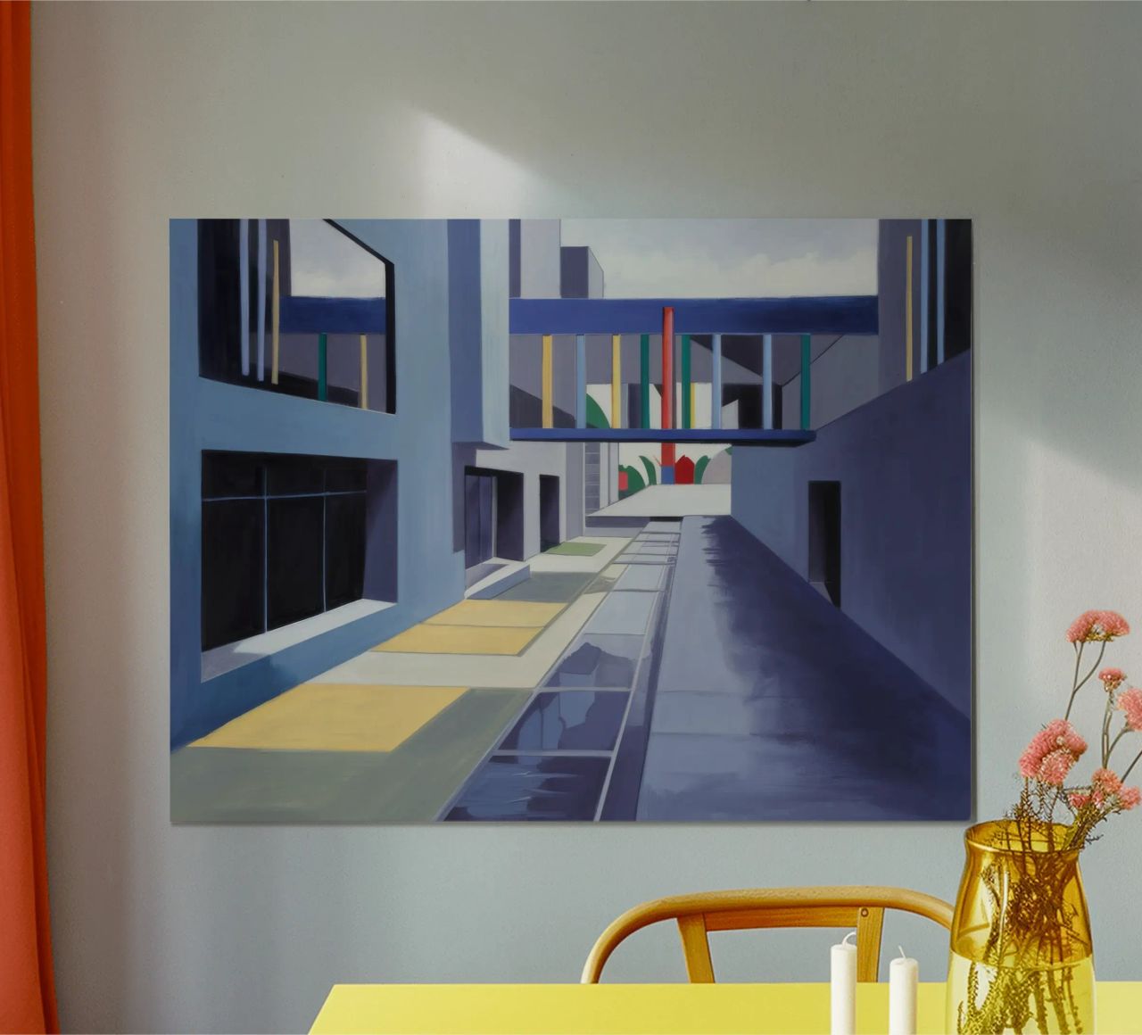 Façade en verre Horizon poster de Opal Strokes