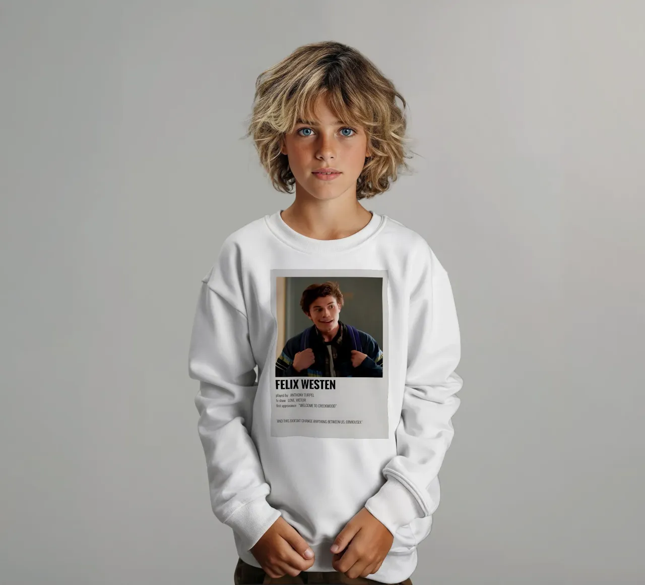 FELIX WESTEN felpa bambino da MVFminimalist
