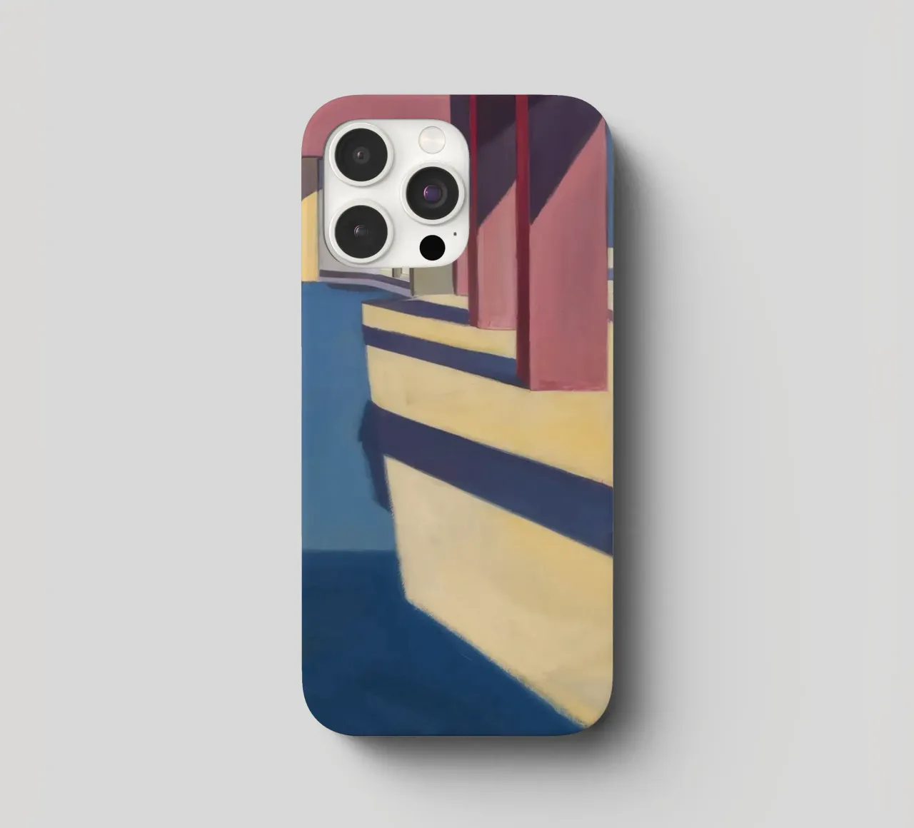 Crimson Pillar Schatten iPhone Hülle von Opal Strokes