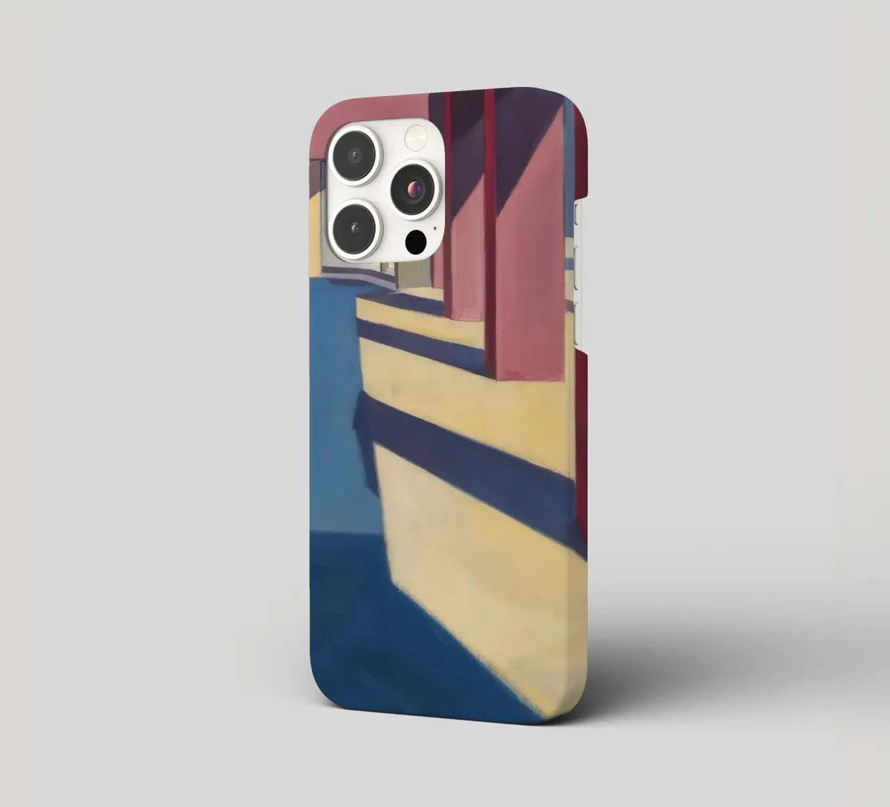 Crimson Pillar Schatten iPhone Hülle von Opal Strokes