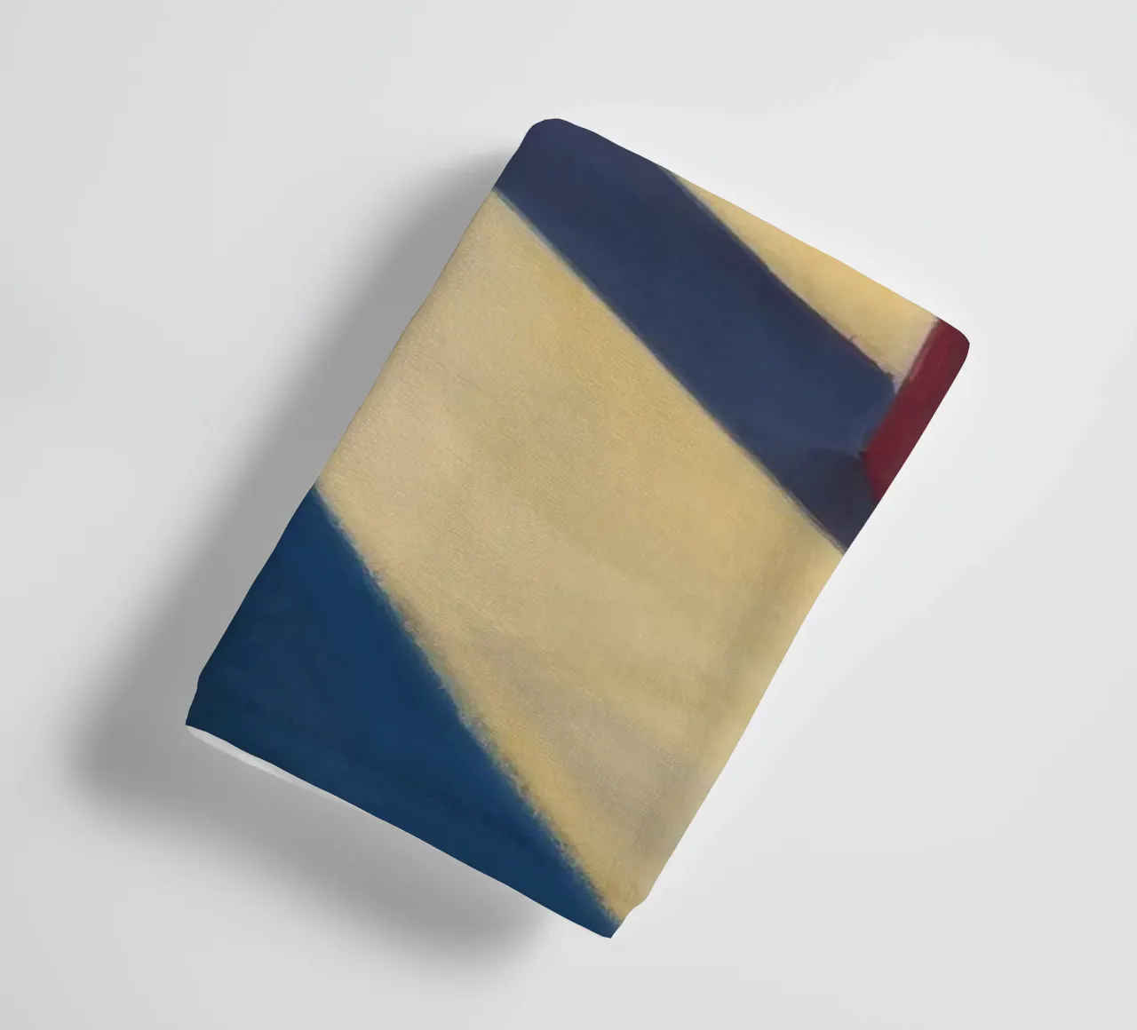 Karmozijnrode pilaar schaduwen badhanddoek van Opal Strokes