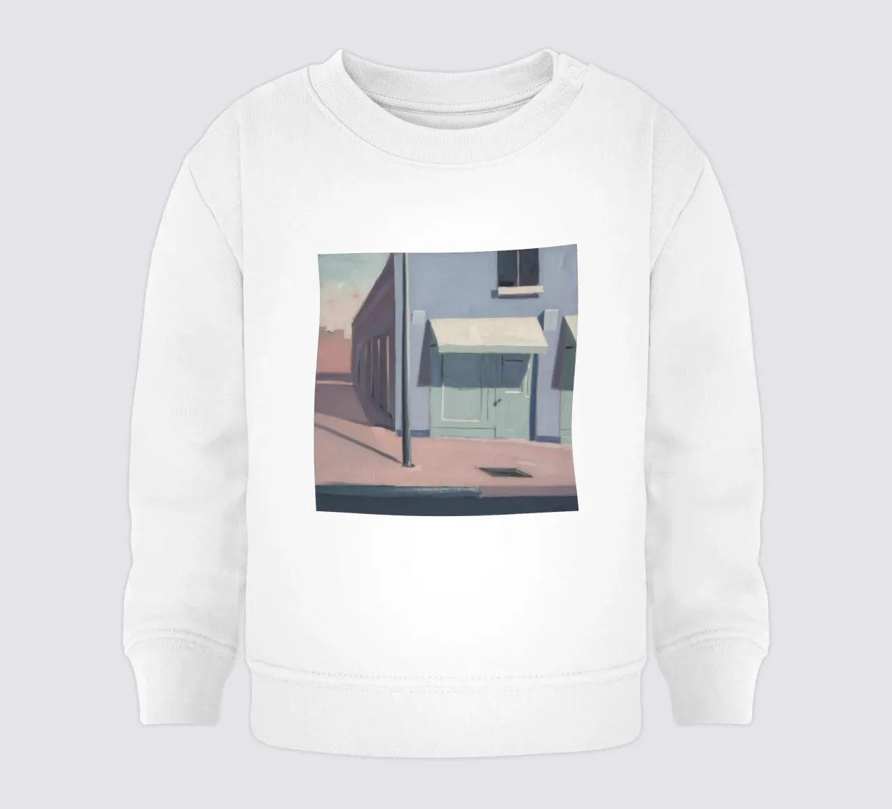 Garage Pastello Immobile felpa neonato da Opal Strokes