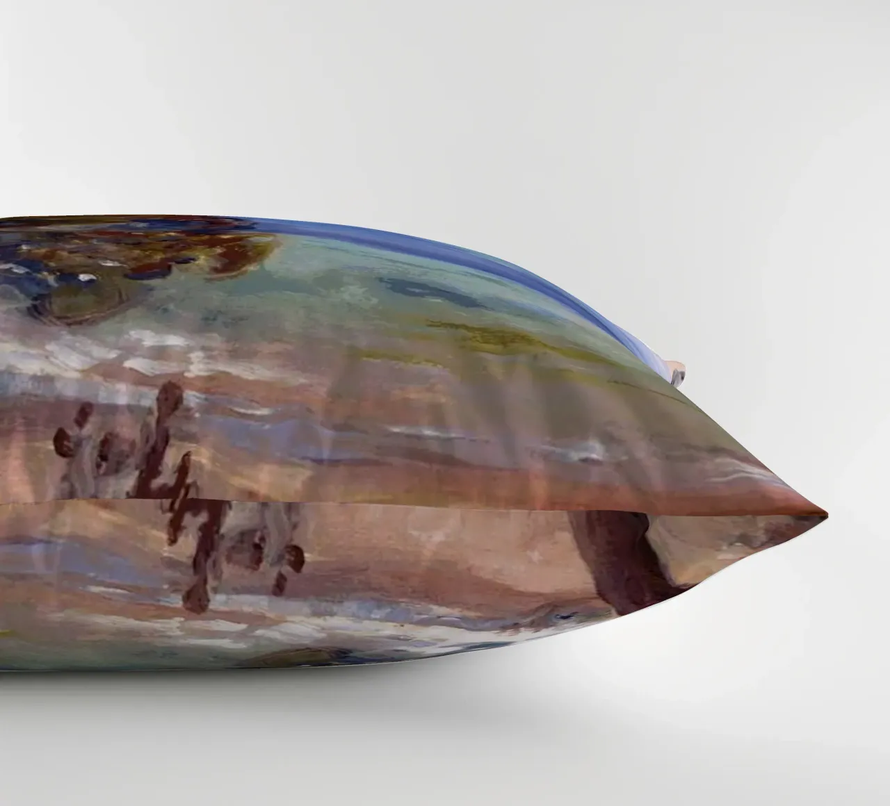 View from the top of the mountain decorative cushion by Rachel Gallery