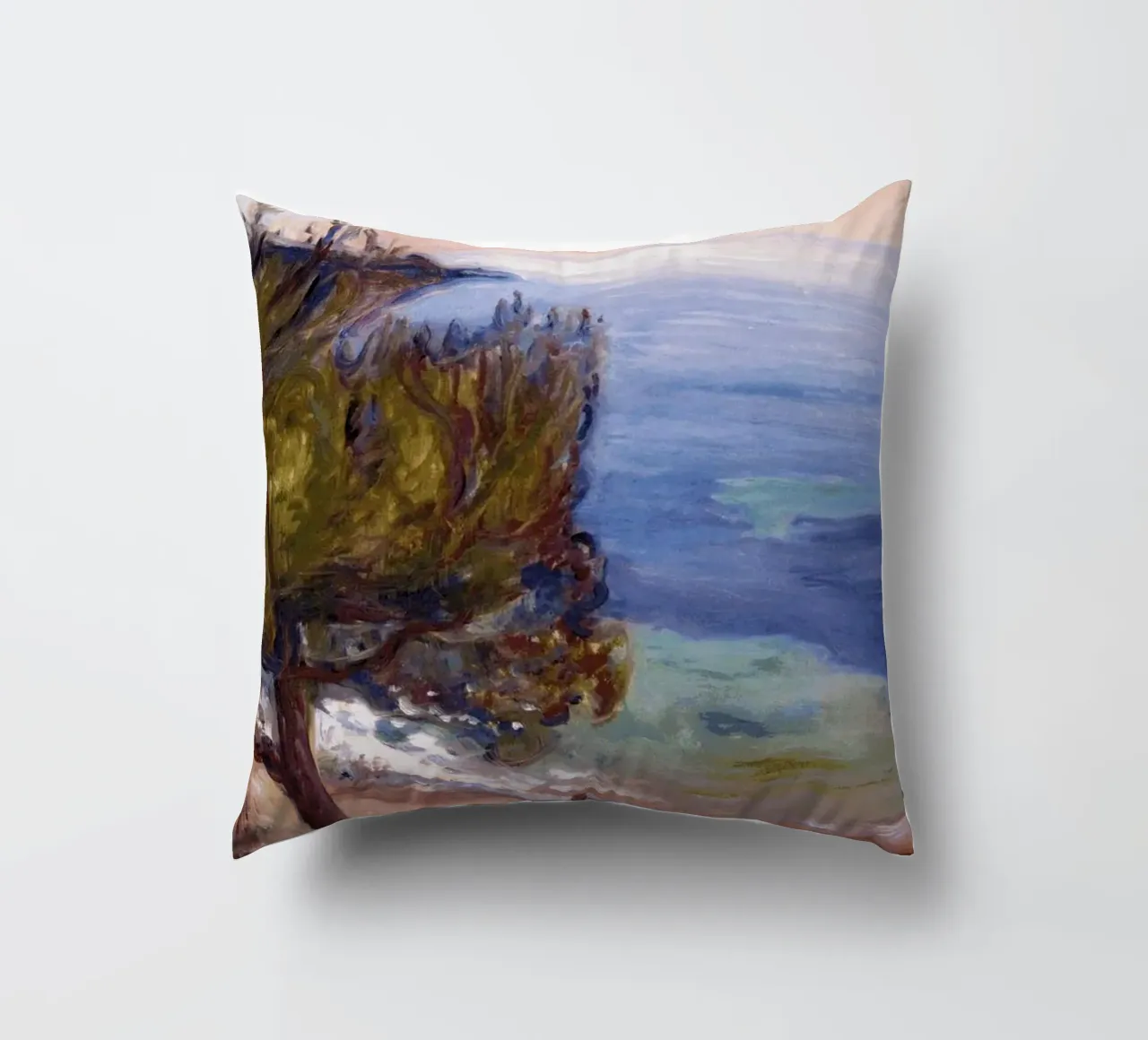 View from the top of the mountain decorative cushion by Rachel Gallery