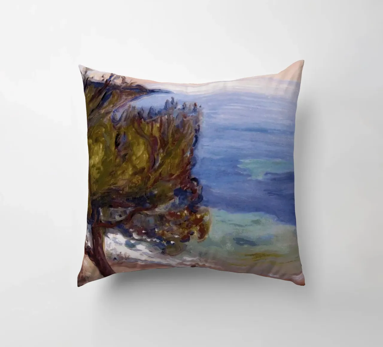 View from the top of the mountain decorative cushion by Rachel Gallery