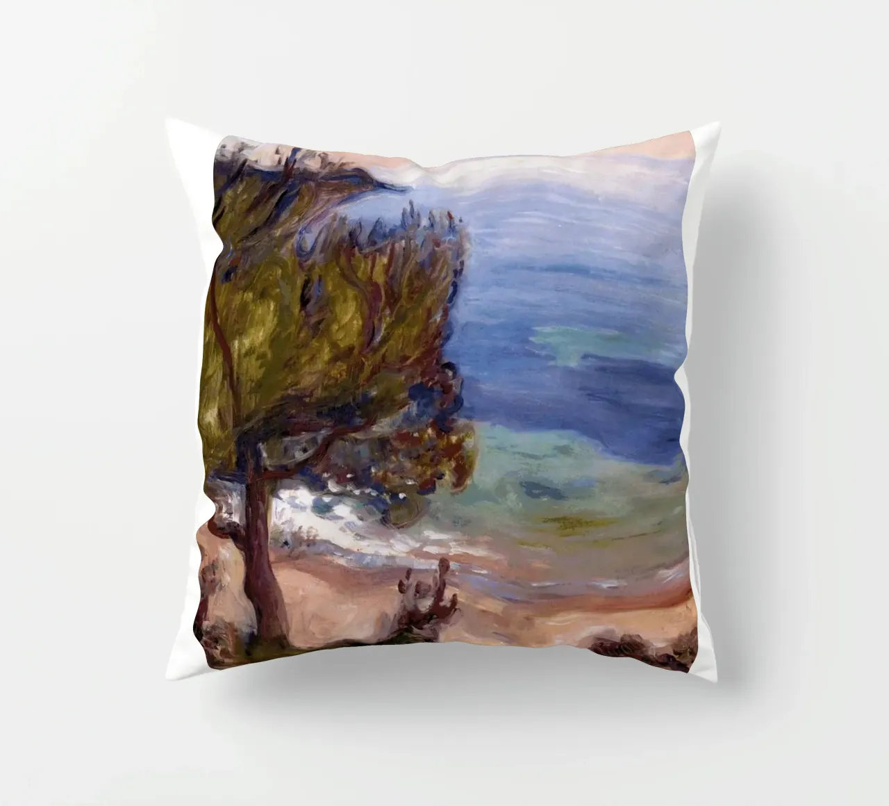 View from the top of the mountain decorative cushion by Rachel Gallery