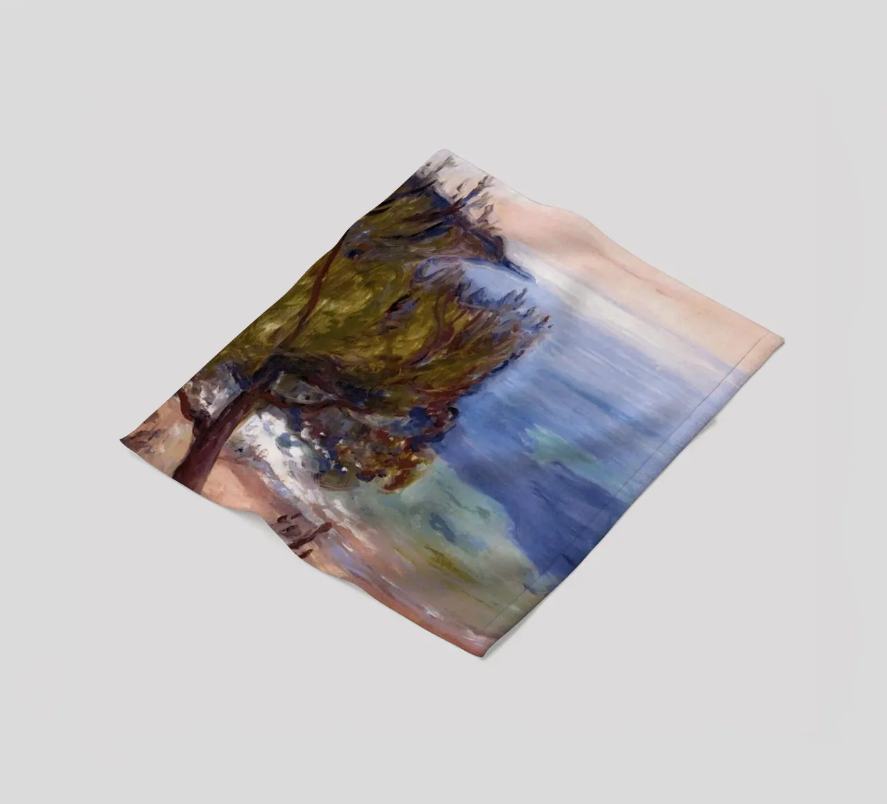 View from the top of the mountain fleece blanket by Rachel Gallery