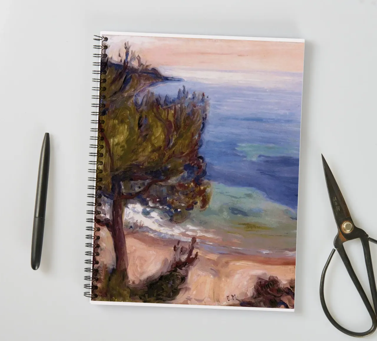 View from the top of the mountain spiral notebook by Rachel Gallery