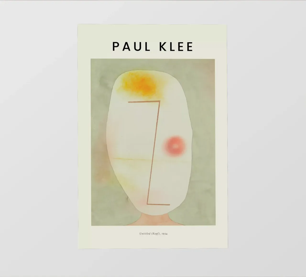 Klee - Untitled (Kopf) telo in pvc da Vintage by JUNIQE