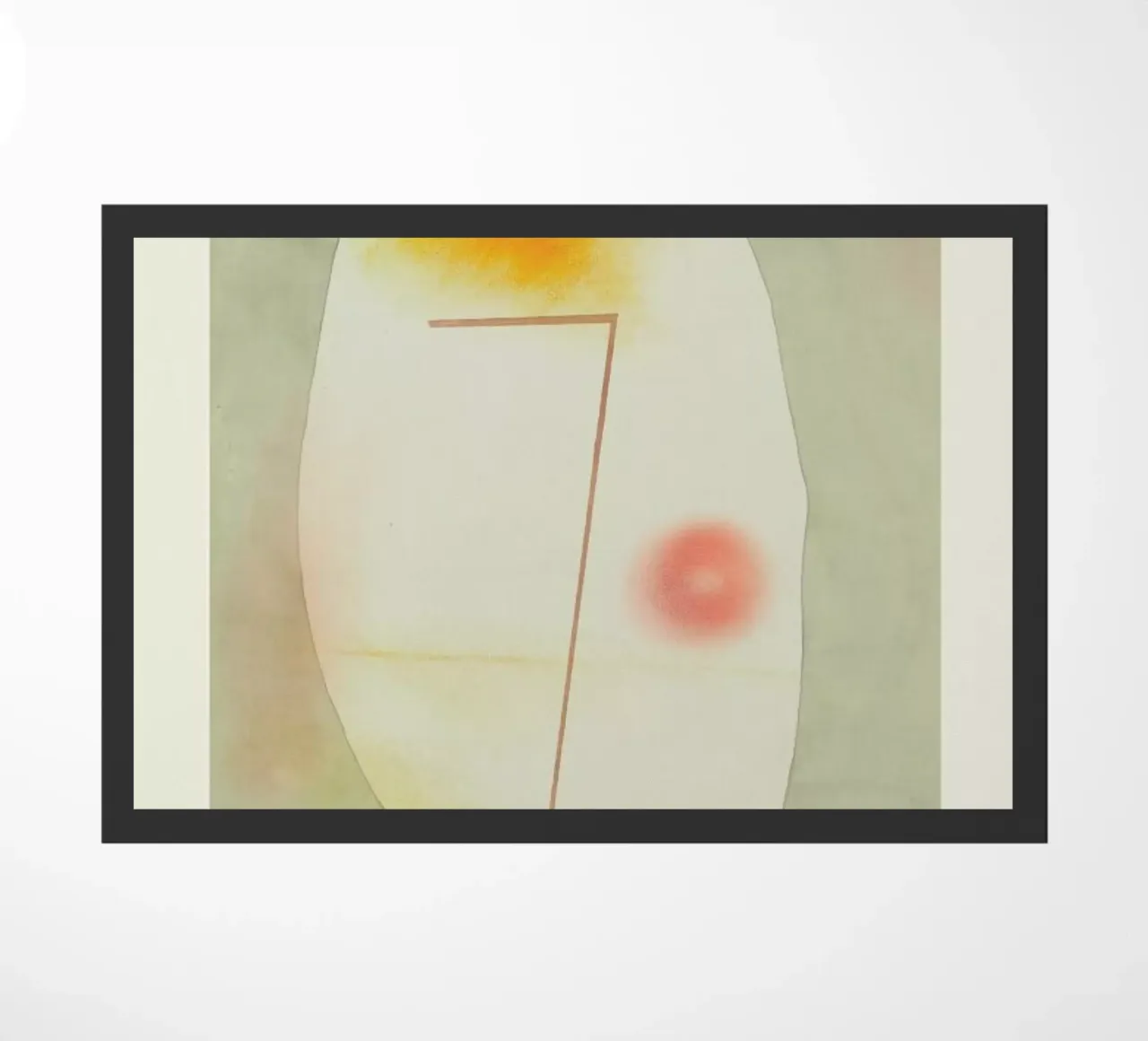 Klee - Untitled (Kopf) felpudo de Vintage by JUNIQE