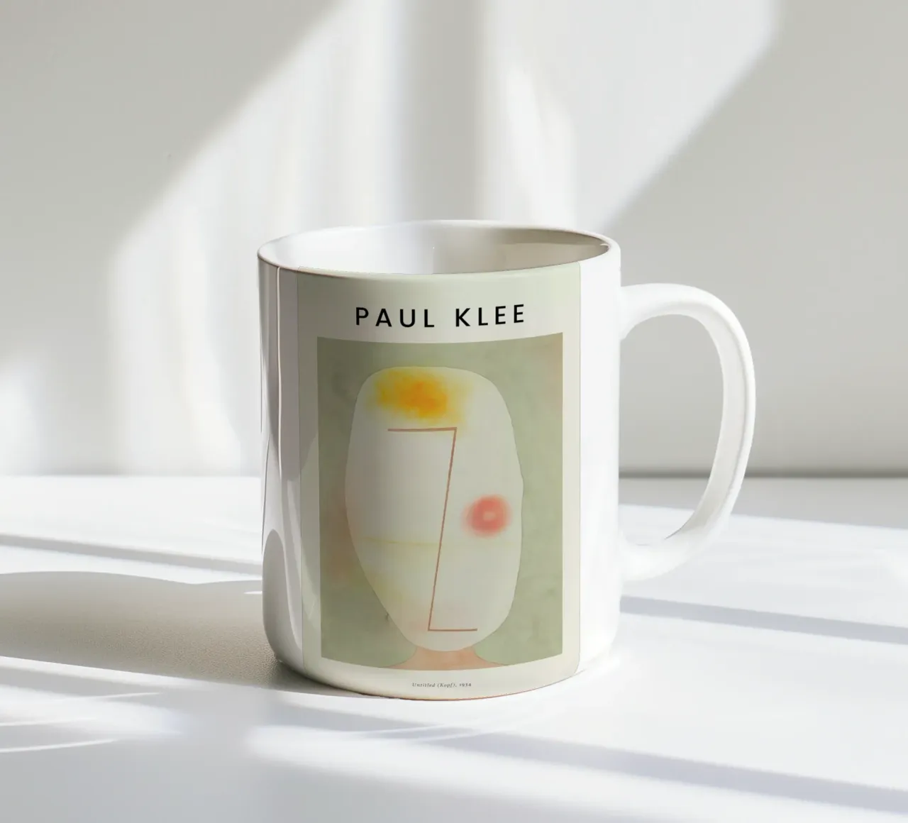 Klee - Untitled (Kopf) tazza in ceramica da Vintage by JUNIQE
