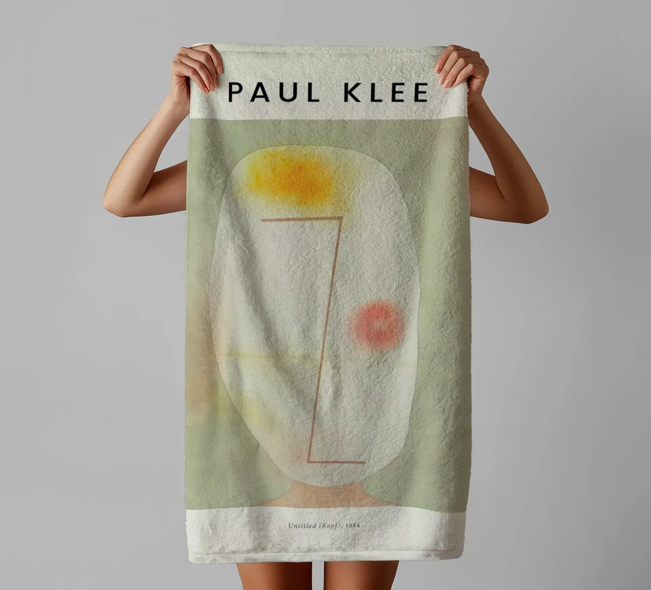 Klee - Untitled (Kopf) Handtuch von Vintage by JUNIQE