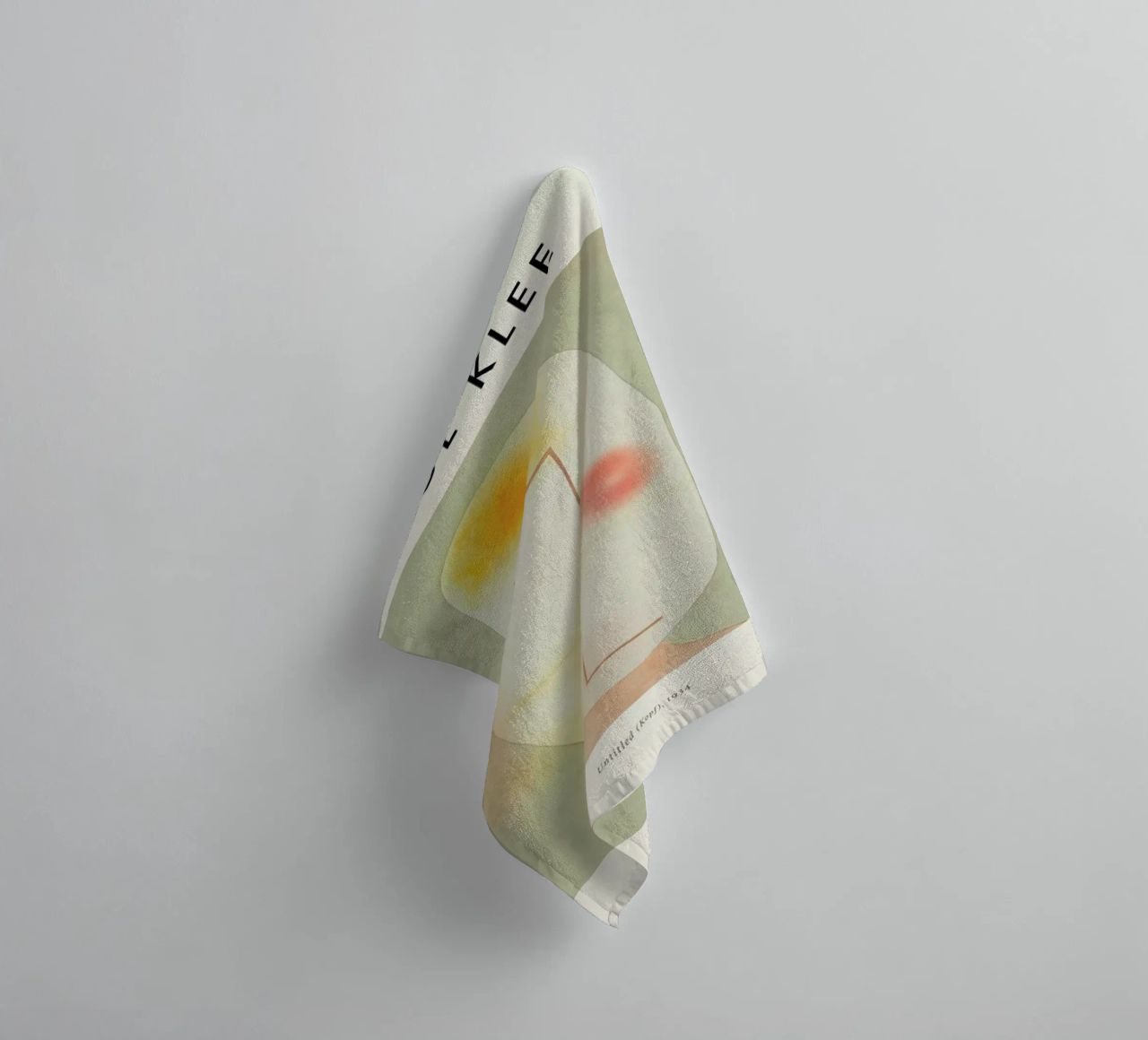 Klee - Untitled (Kopf) towel by Vintage by JUNIQE