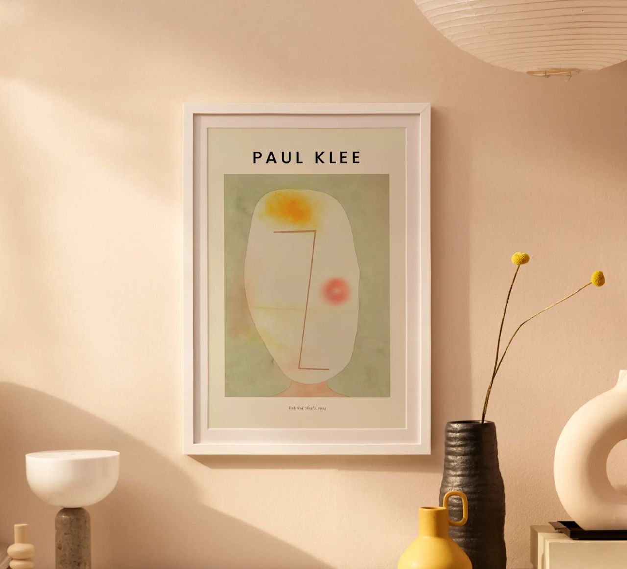 Klee - Untitled (Kopf) poster by Vintage by JUNIQE