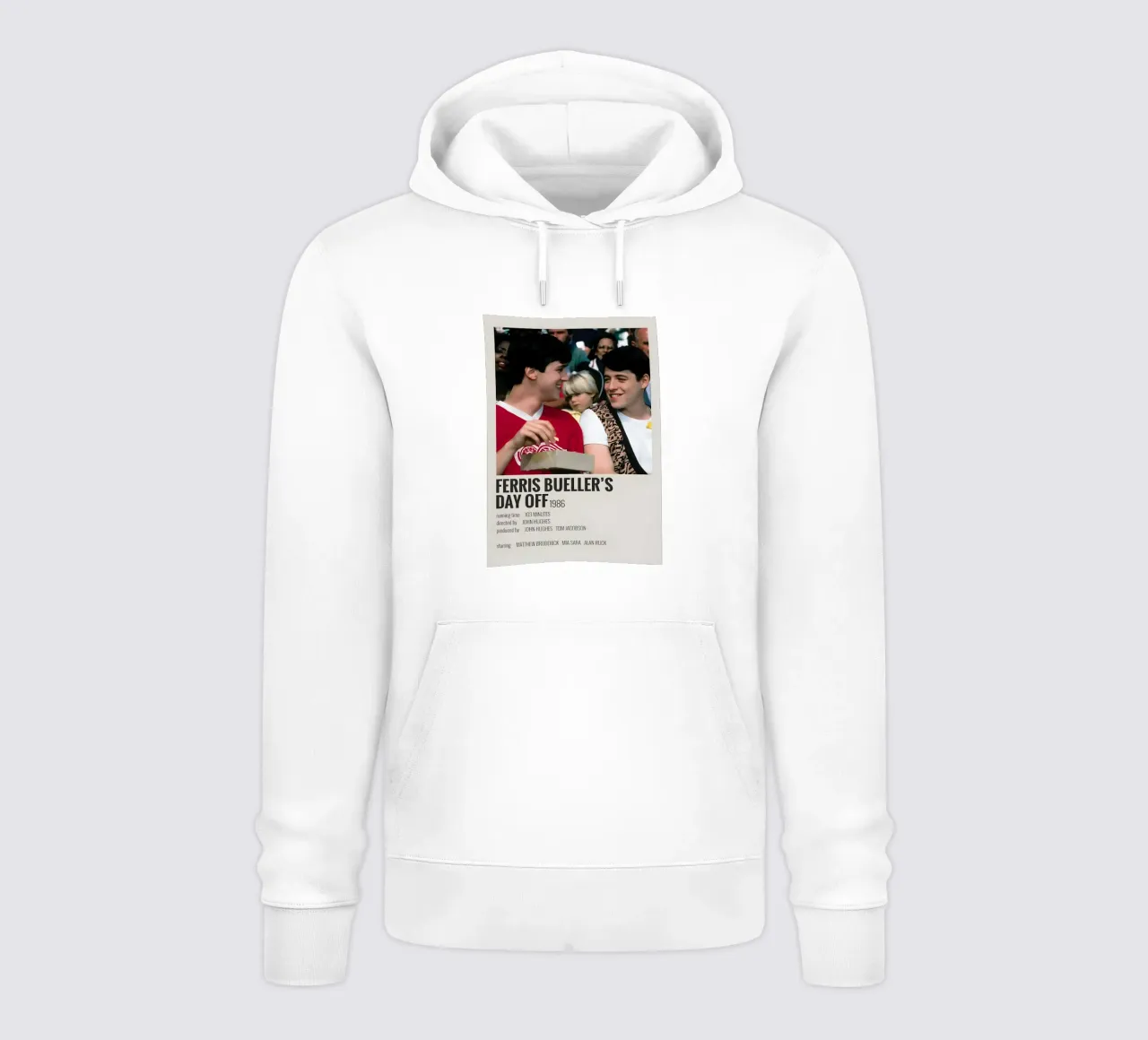 FERRIS BUELLER'S DAY OFF 1986 felpa con cappuccio da MVFminimalist