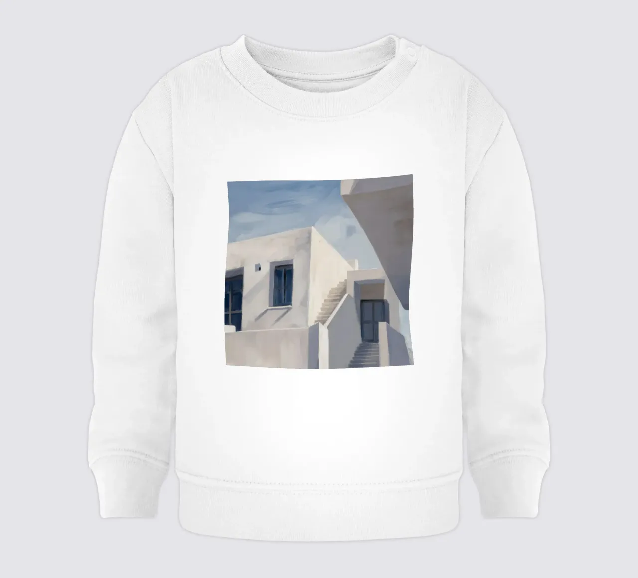 Geometría de las sombras de cal sudadera de bebé de Opal Strokes
