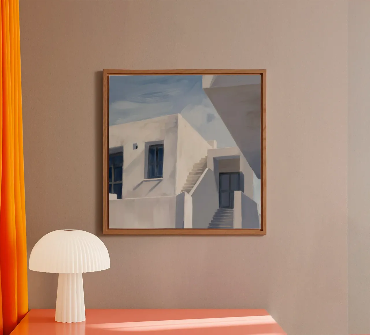 Geometria delle ombre bianche alluminio dibond da Opal Strokes
