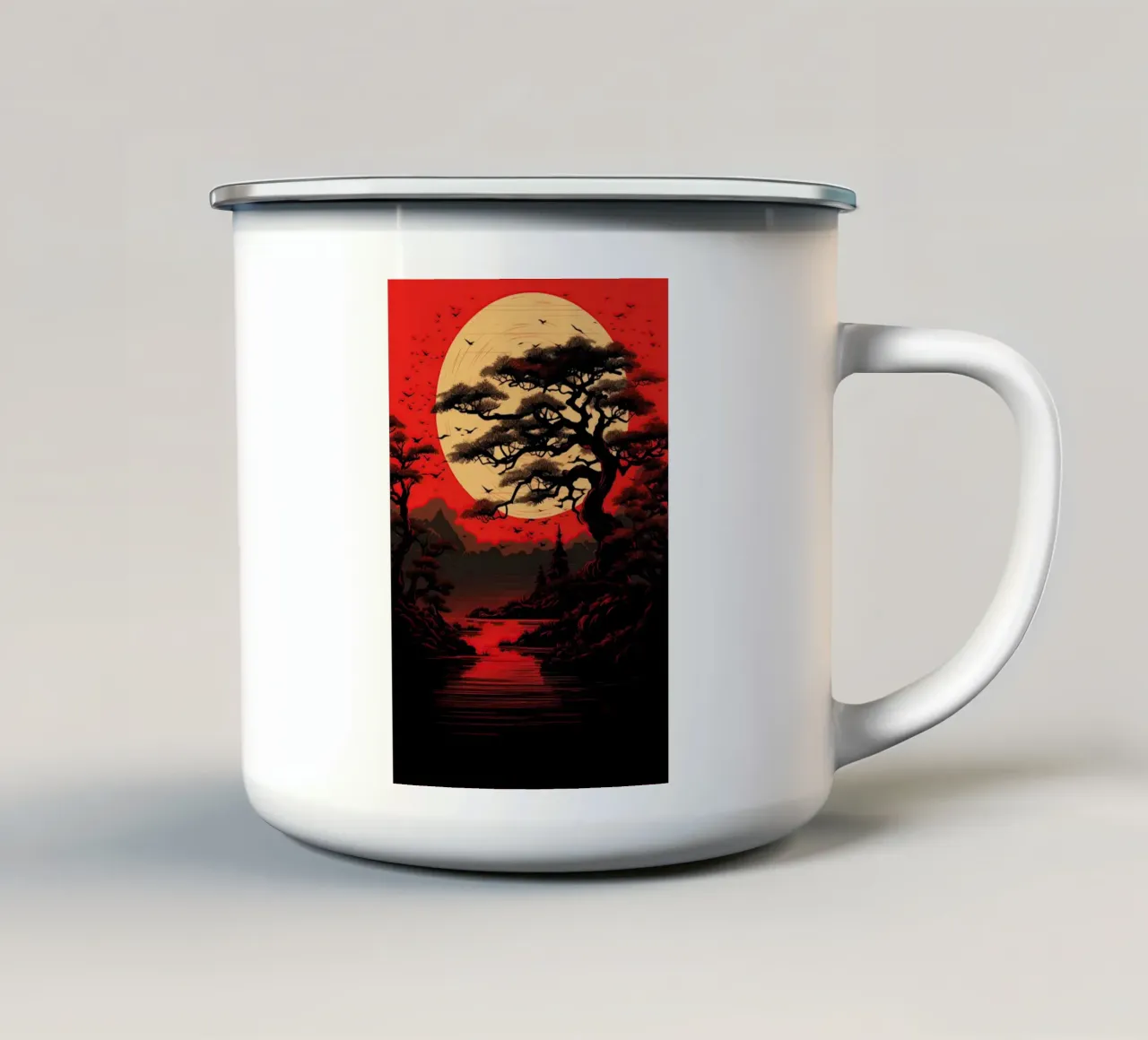 Arte da parete di Imagine tazza in smalto da Imagine