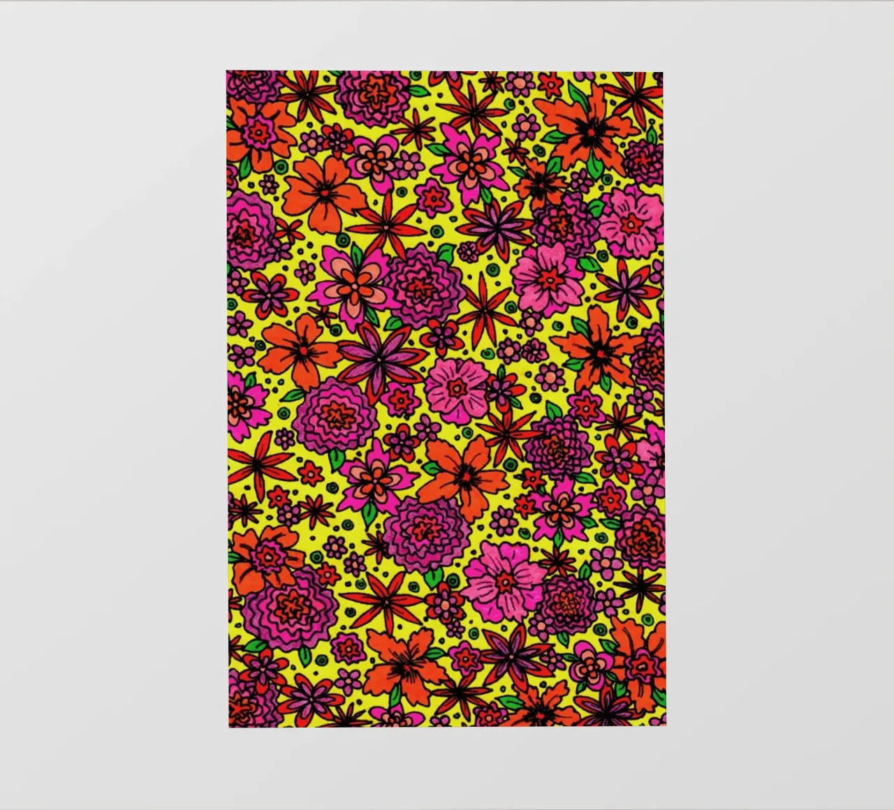 Flower Power Pattern telo in pvc da KP Design