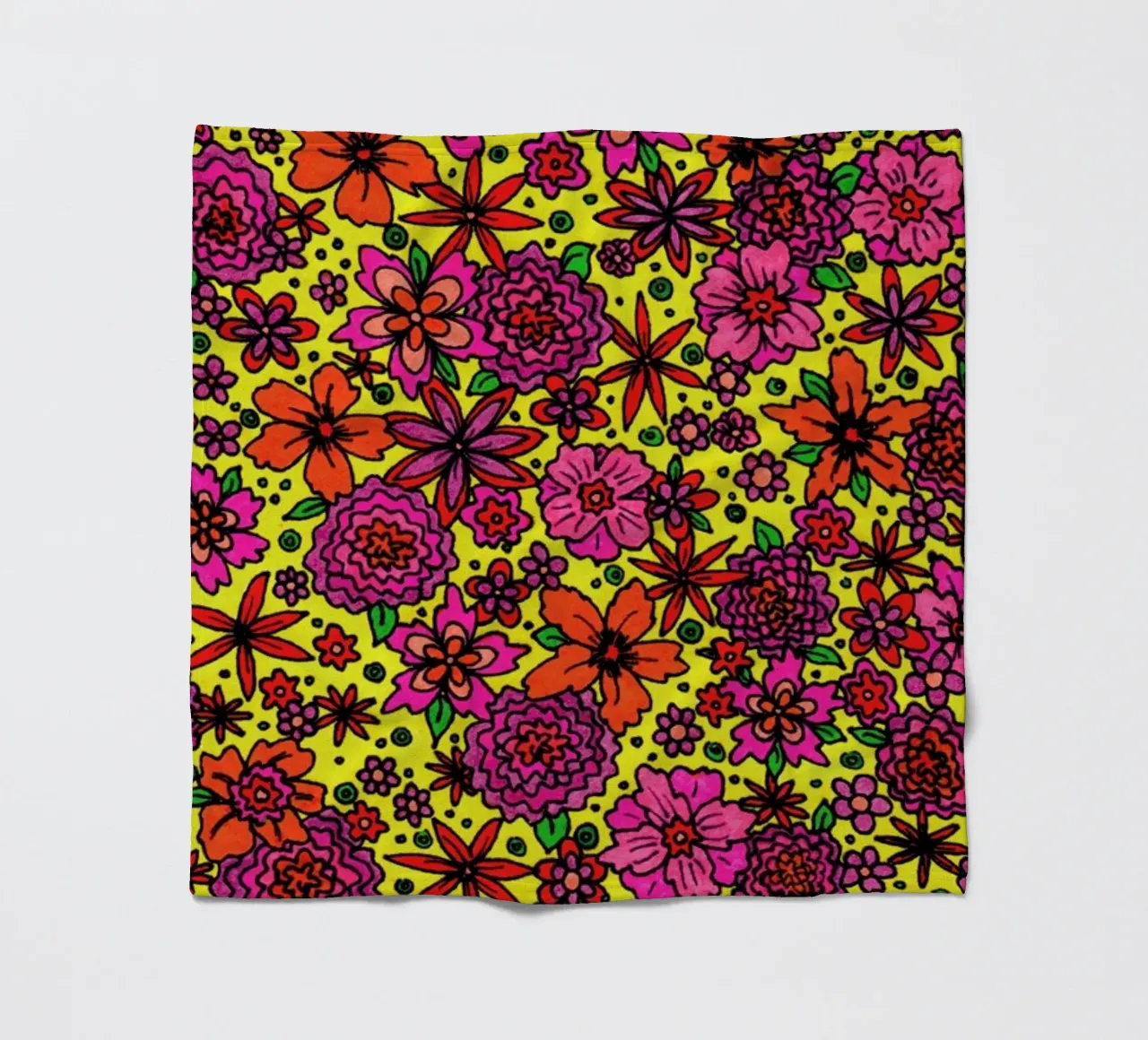 Flower Power Pattern coperta in pile da KP Design