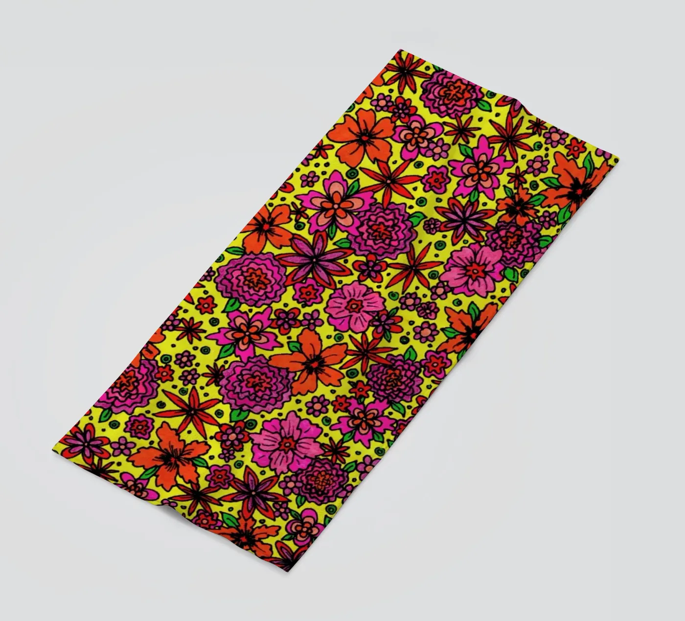 Flower Power Pattern telo mare da KP Design