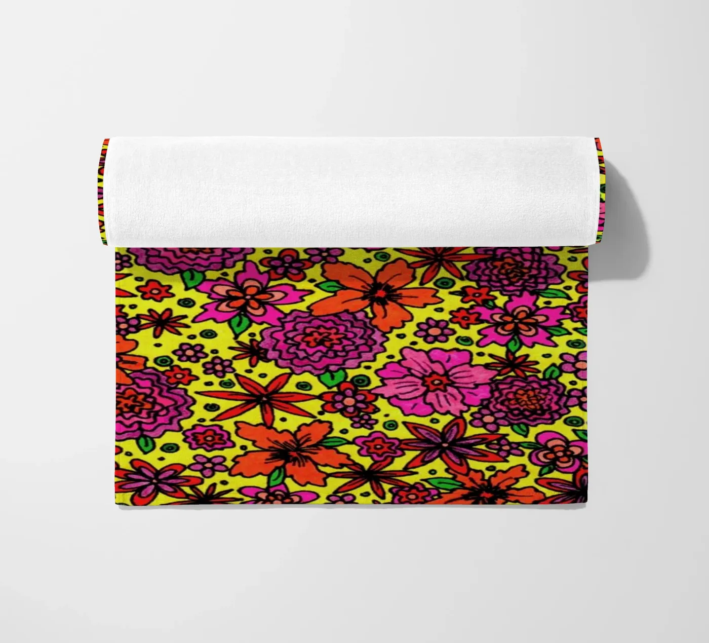 Flower Power Pattern telo mare da KP Design