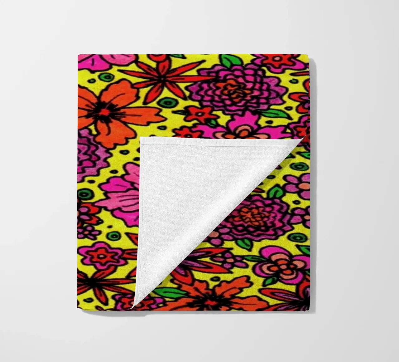 Flower Power Pattern telo mare da KP Design