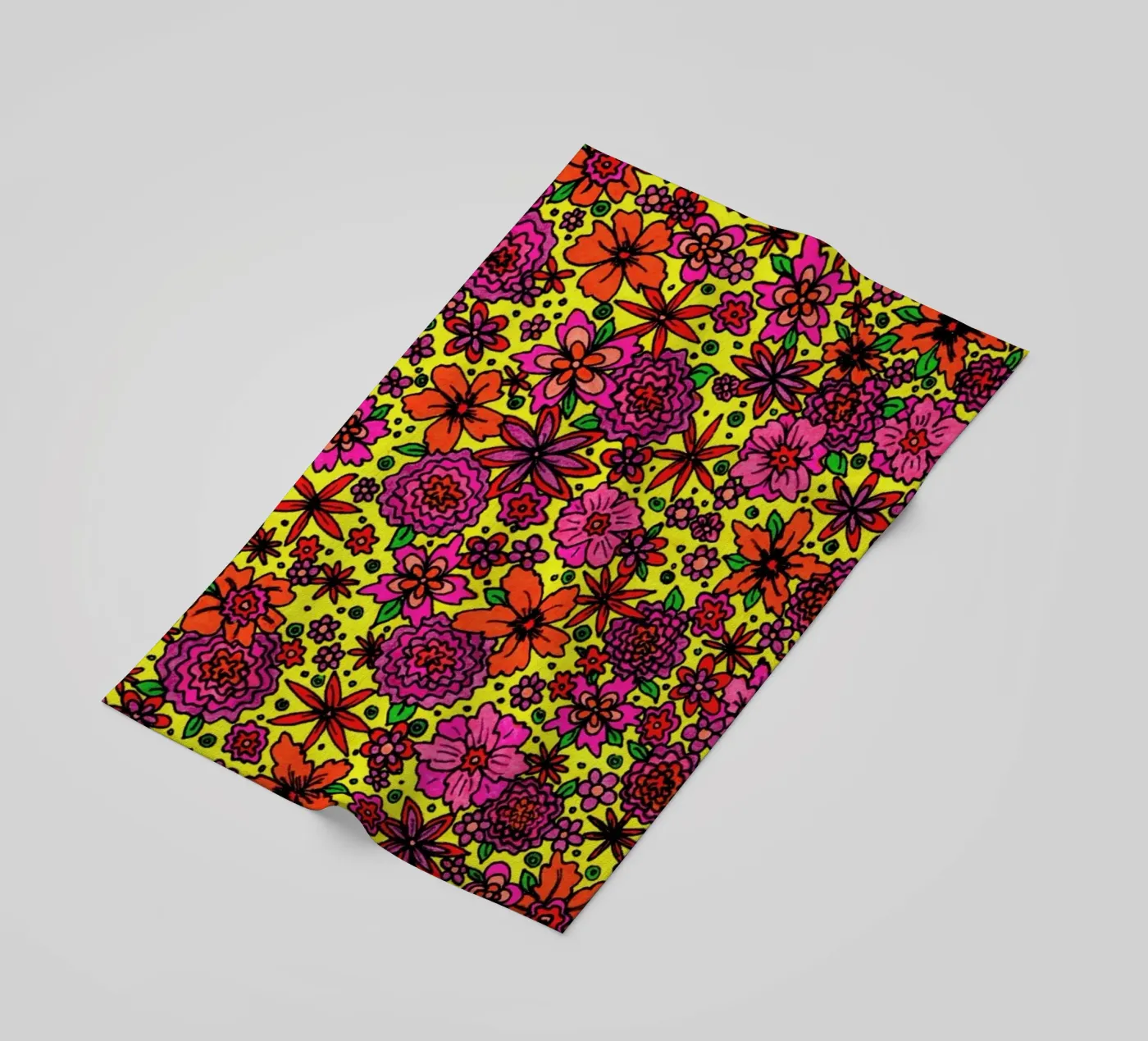 Flower Power Pattern telo mare da KP Design