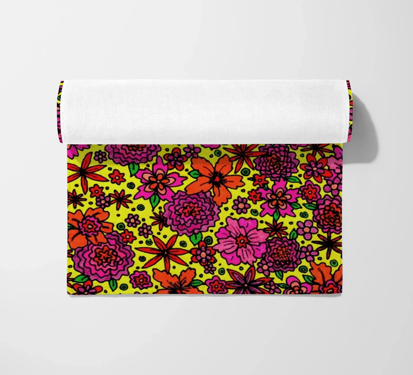 Flower Power Pattern telo mare da KP Design