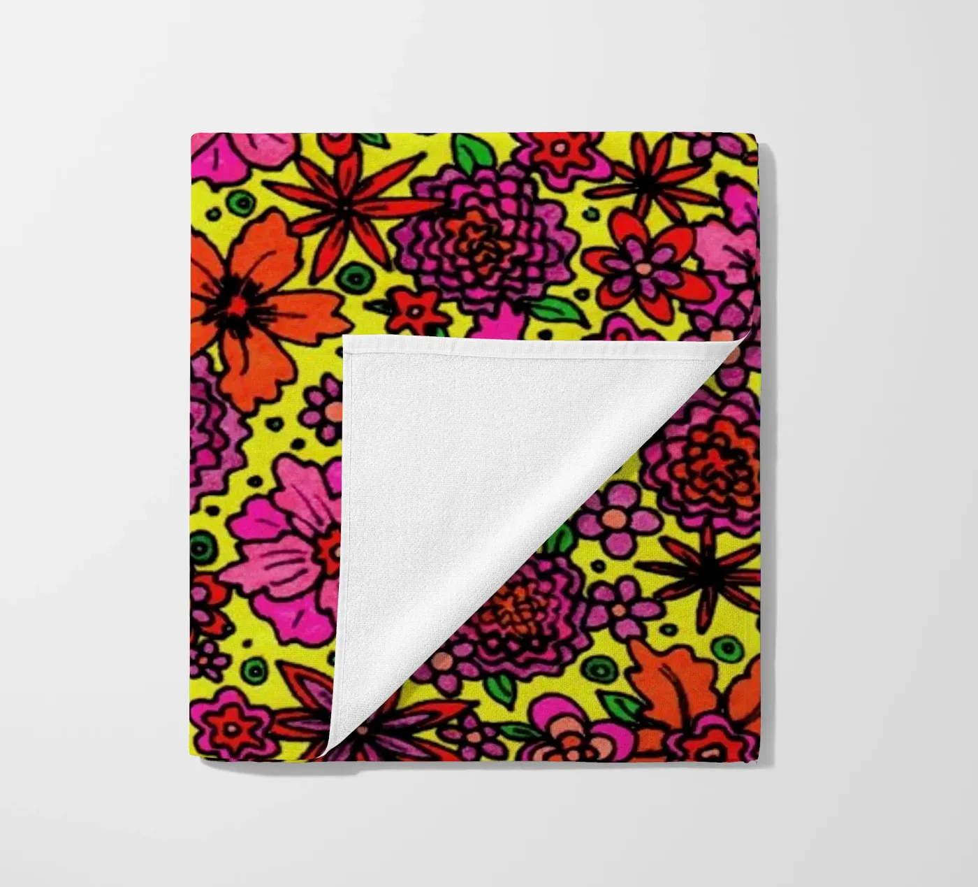 Flower Power Pattern telo mare da KP Design