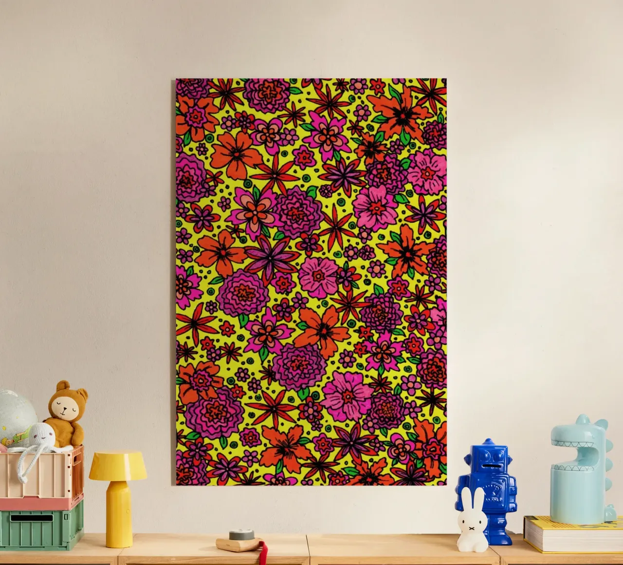 Flower Power Pattern plexiglass da KP Design