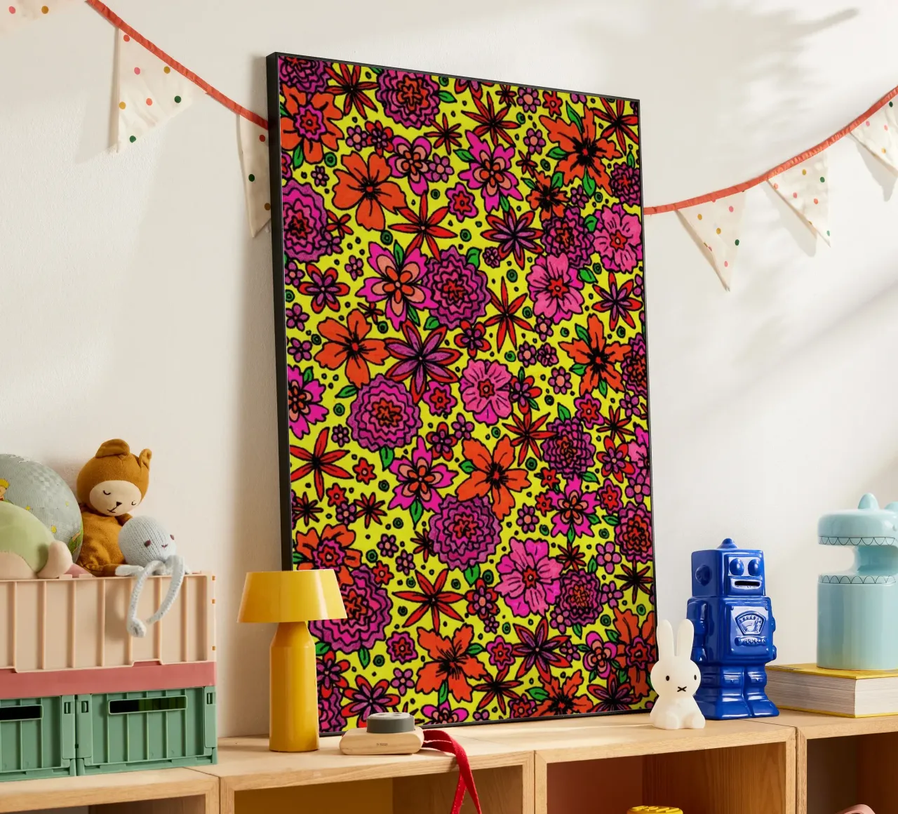 Flower Power Pattern pannello forex da KP Design