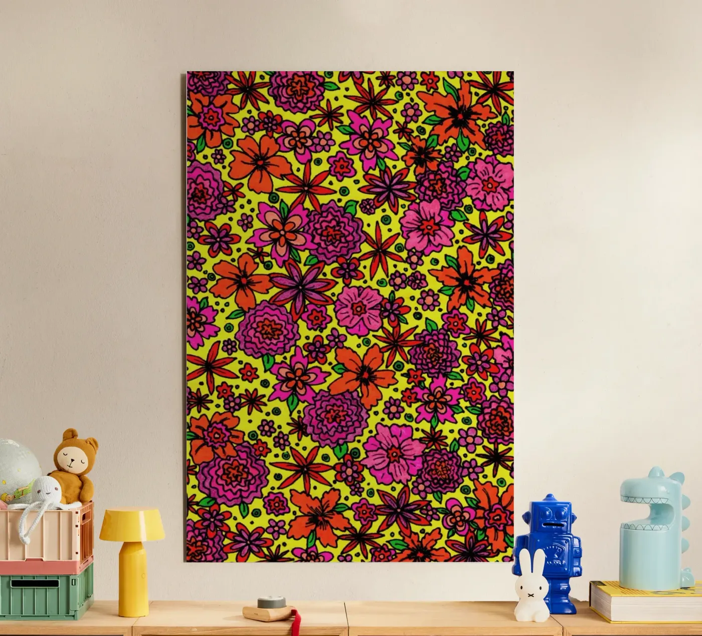 Flower Power Pattern pannello forex da KP Design